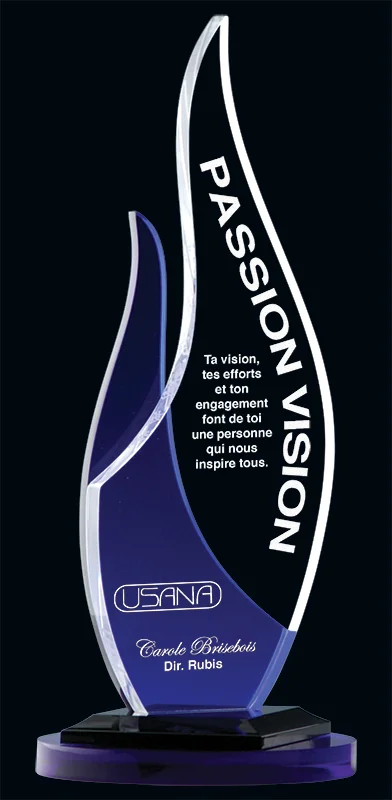 Freeform Fire & Ice Award 2 Sizes (Engraving Included)