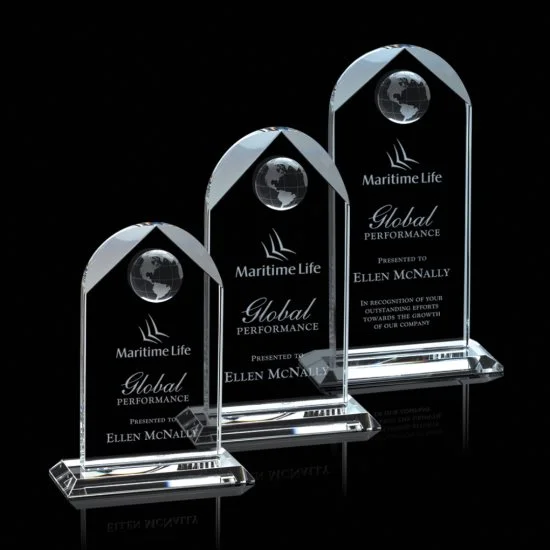 Blake Globe Award- 3 Sizes (Engraving Included)