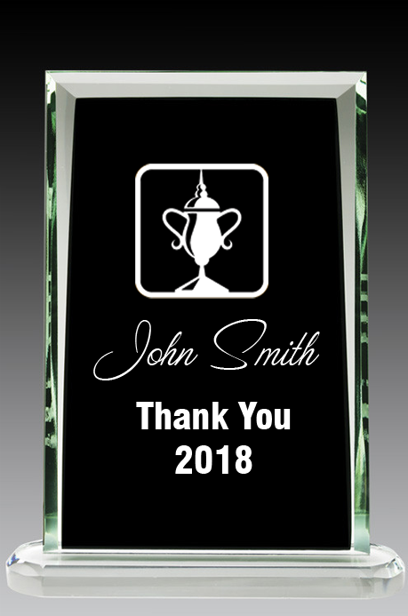 Glass Onyx Billboard- 2 Sizes (Includes Engraving)