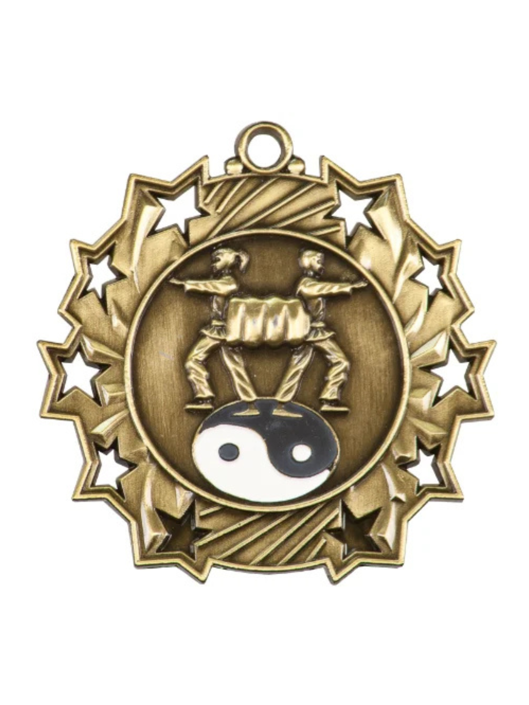 Martial Arts Ten Star Medal 2.5" (Includes Ribbon)