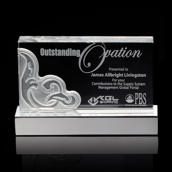 Tribute Horizontal- Optical/Aluminum 7.5" Wide (Deep Etching Included)
