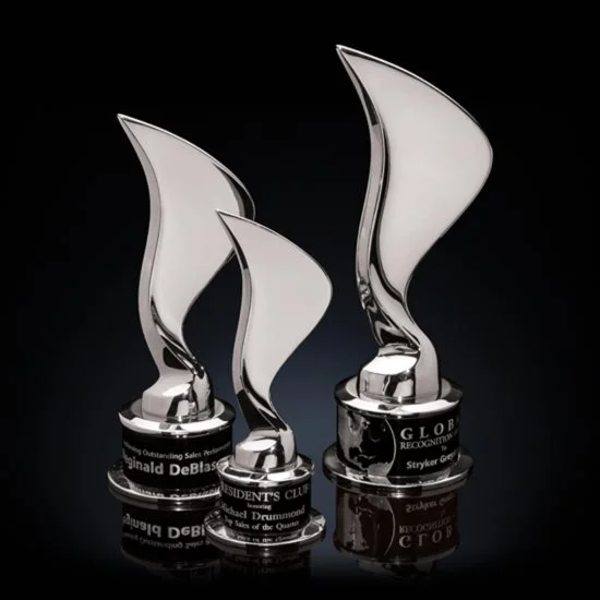 Eternal Flame Silver- 3 Sizes (Deep Etching Included)