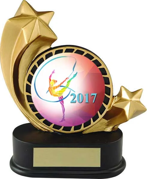 Shooting Star Gymnastics Award- 3 Sizes (Includes Engraving)