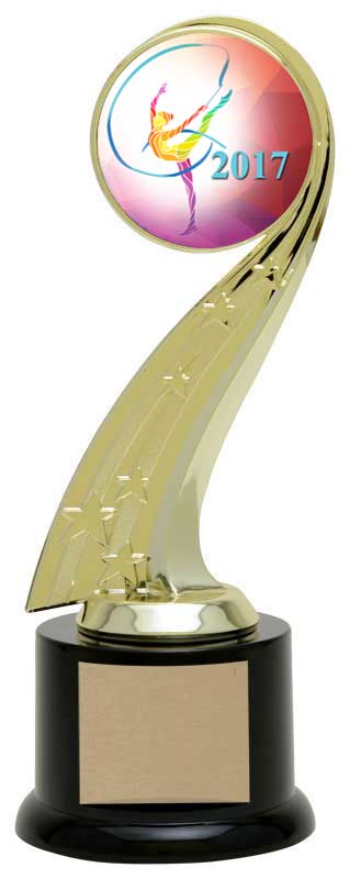 Stargazer Gymnastics Trophy 8.75" (Includes Engraving)