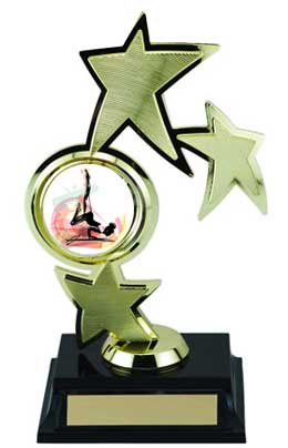Spinning Gymnastics Series 8.75" Trophy (Includes Engraving)