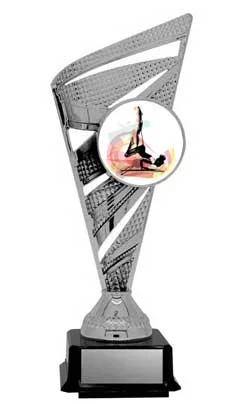 Solar Series Custom Logo Silver Trophy 9" (Includes Engraving)