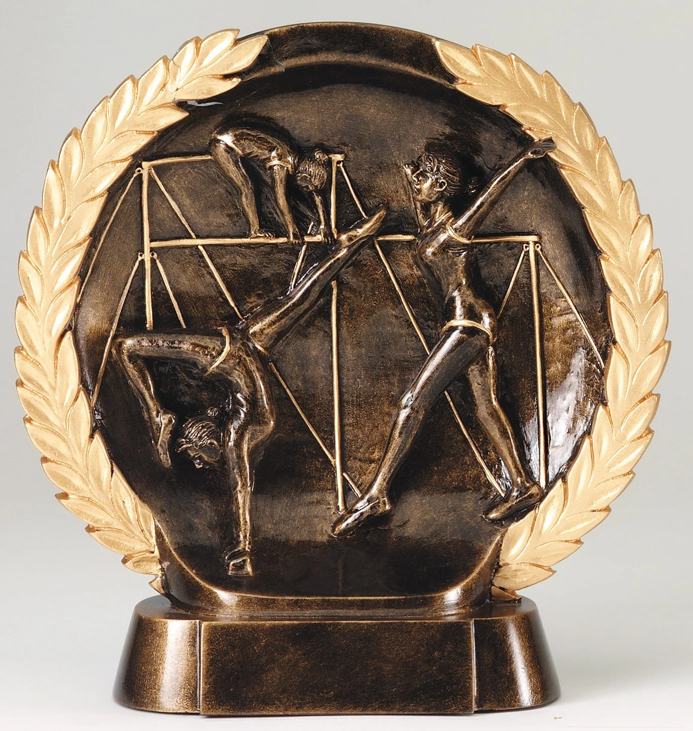 Gymnastics High Relief Award 7.5" (Includes Engraving)