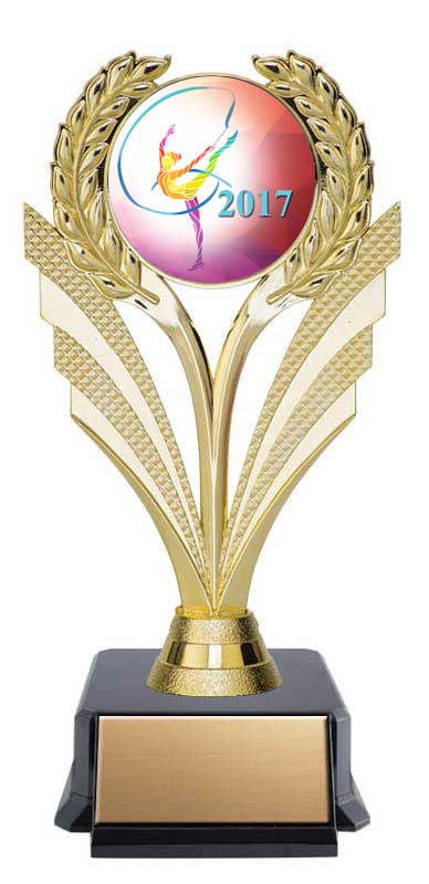 Economy Gymnastics Trophy 7.5" (Includes Engraving)