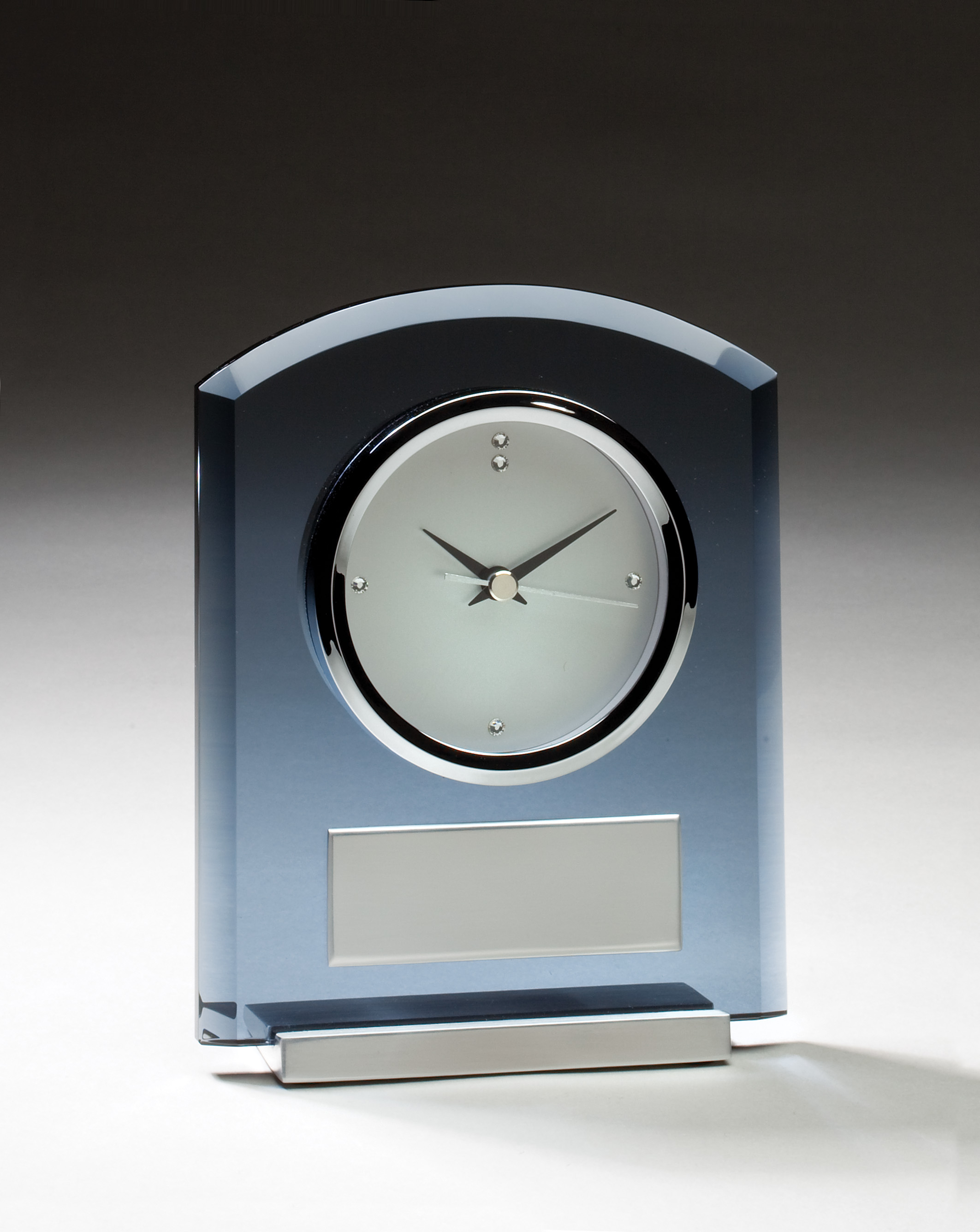 Glass Clock 5.5" x 7" (Includes Engraving)