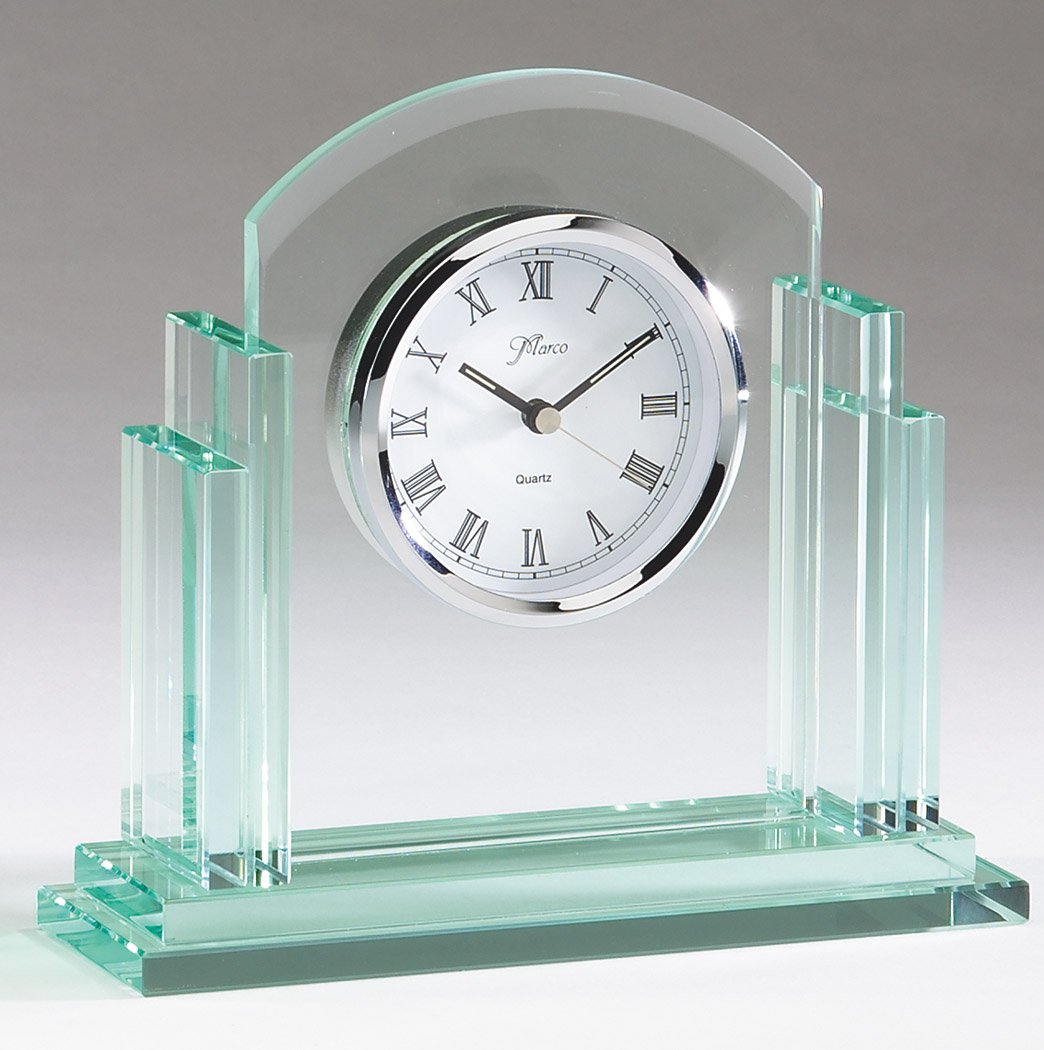 Glass Clock 8"x7.5" (Includes Engraving)