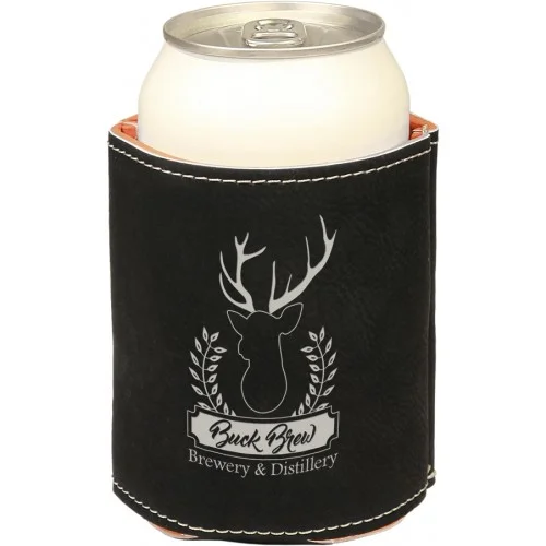 Koozie Leather (Includes Engraving)