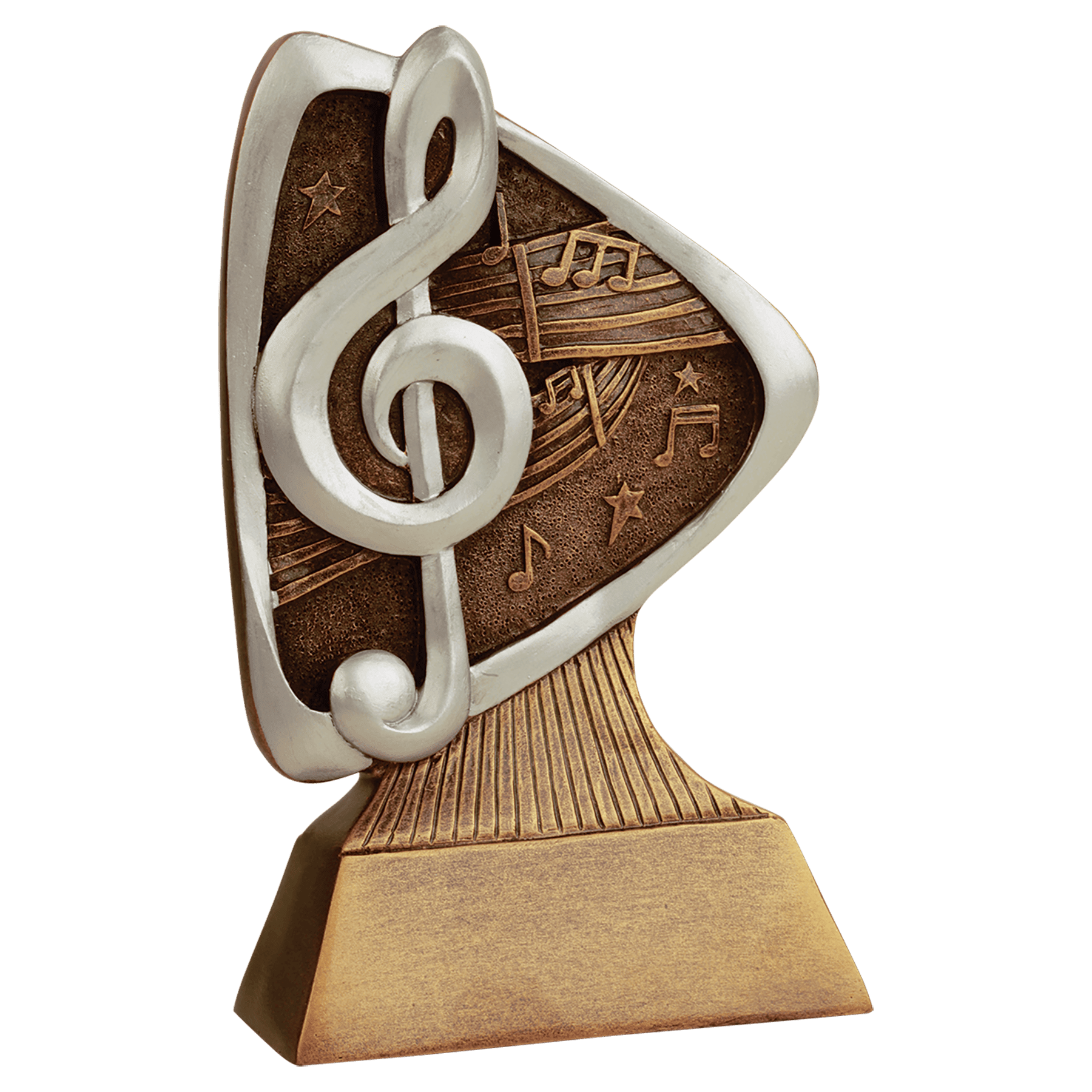 Music Triad Resin Award 5.5" (Includes Engraving)