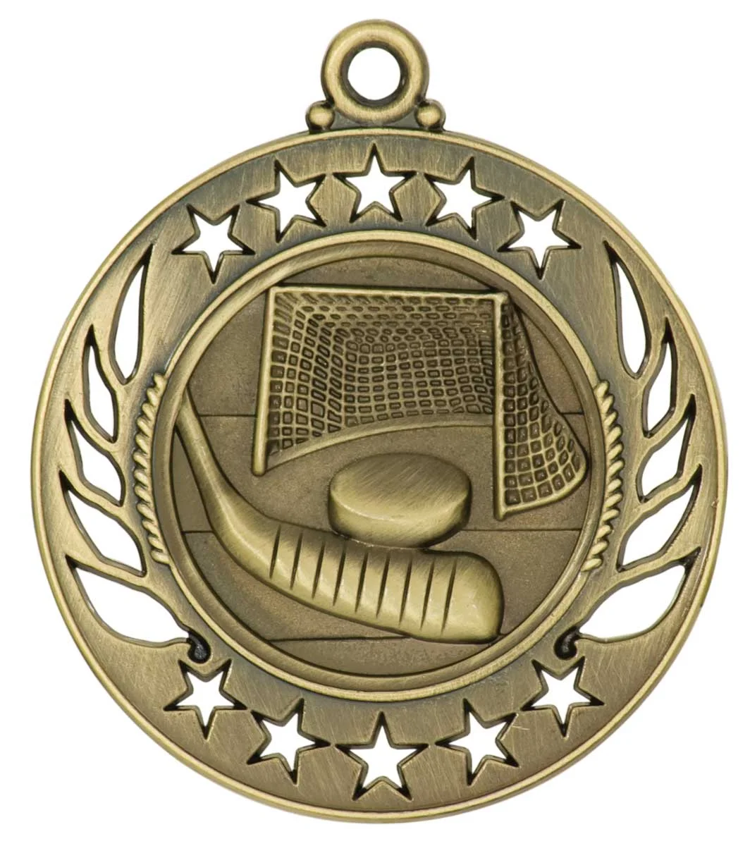 Galaxy Hockey Medal 2.25" (Includes Ribbon)