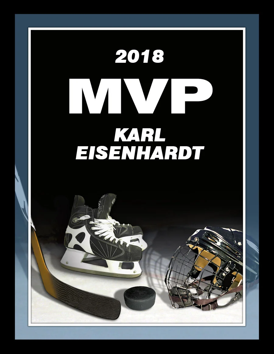 Graphic Hockey Plaque- 3 Sizes (Includes Engraving)