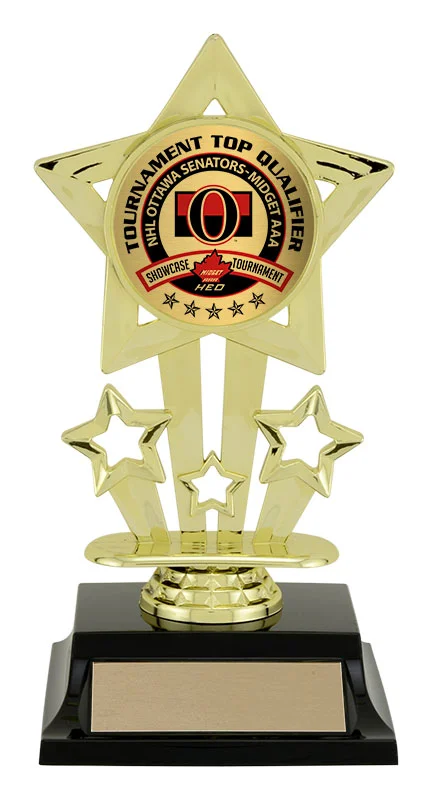 Trinity Custom Logo Trophy 7" (Includes Engraving and 2" Logo)