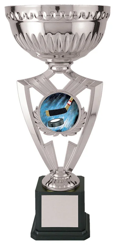 Victory Hockey Cup Silver 2" insert- 5 Sizes (Includes Engraving)