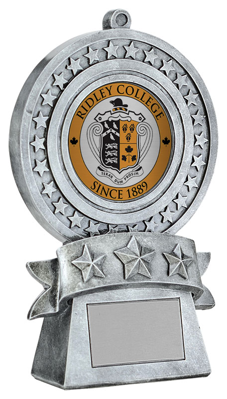 School Emblem Star Medal Knowledge- 2 Sizes (Includes Engraving)