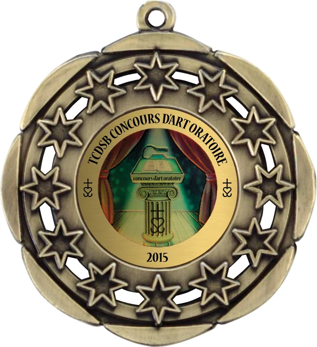 All-Star School Medal 1.875" (Includes Ribbon)