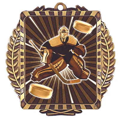 Lynx Goalie Medal 3.5" (Includes Ribbon)