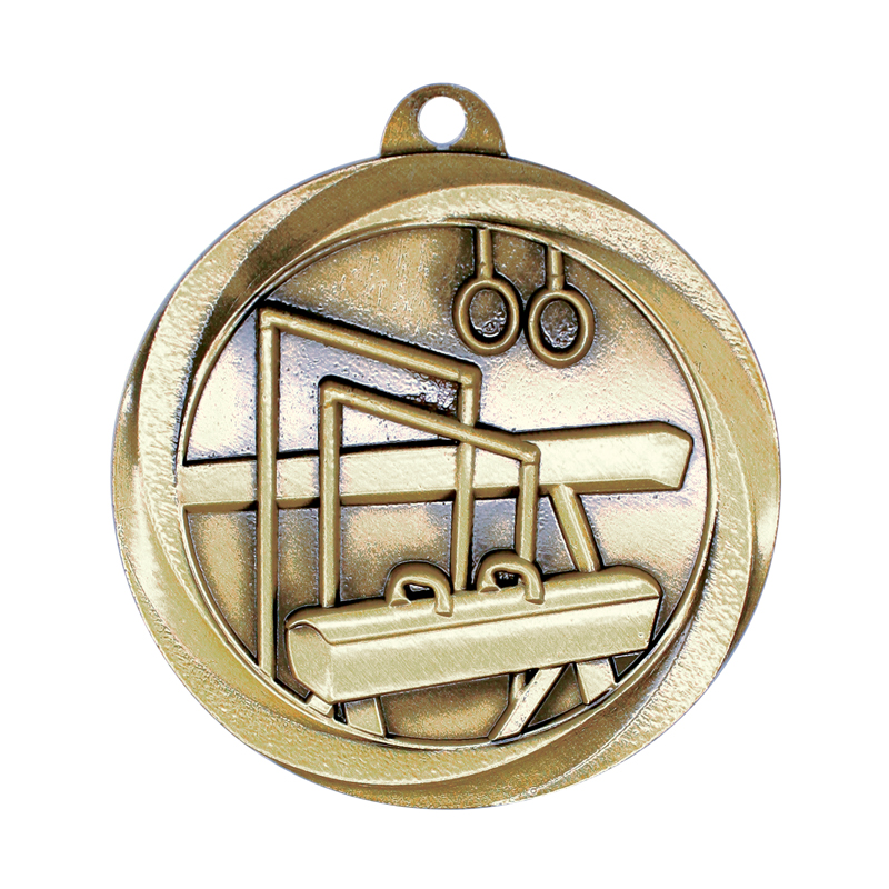 Vortex Gymnastics 2" Medal (Includes Ribbon)