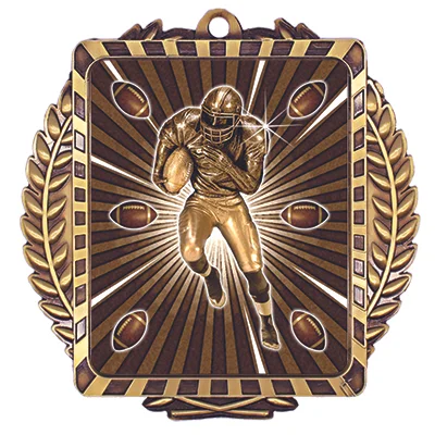 Lynx Football Medal 3.5" (Includes Ribbon)