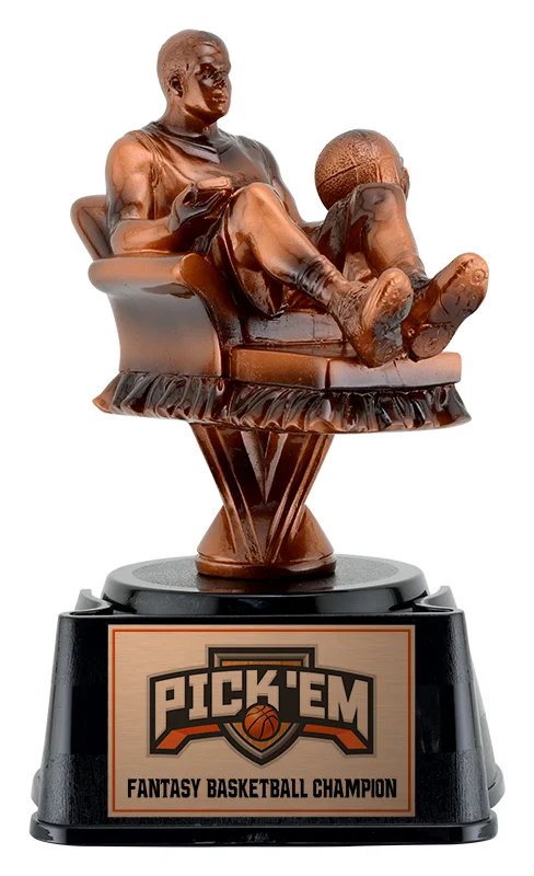 Fantasy Basketball Trophy 7.75" (Includes Engraving)