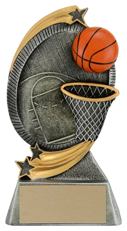 Cyclone Basketball Trophy 6" (Includes Engraving)
