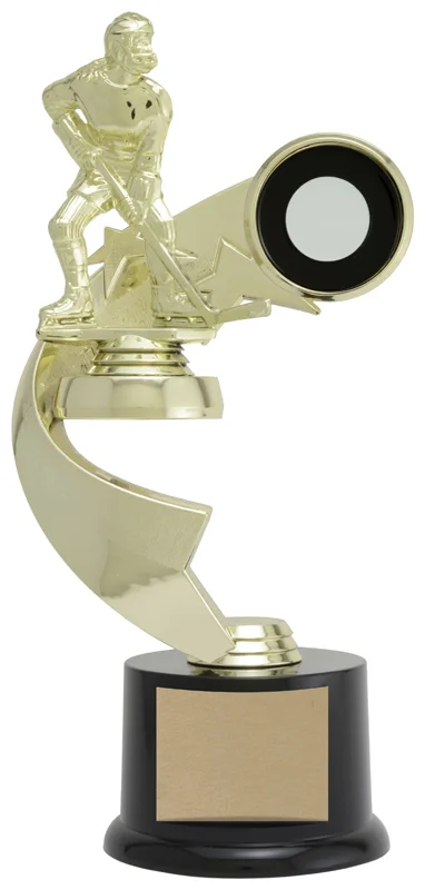 Ribbon Star Hockey Trophy Female 11" (Include Engraving)