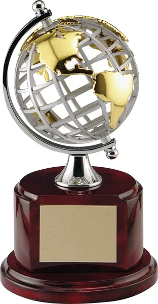Revolving Globe 9"- Includes Engraving
