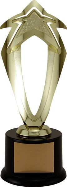 Mega Star Gymnastics Trophy 8.5" (Includes Engraving)