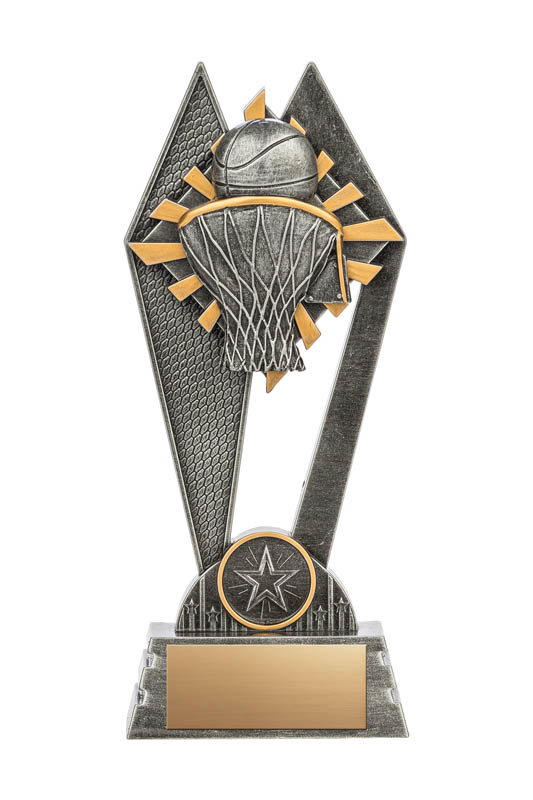 Peak Basketball Trophy Free Engraving Resin