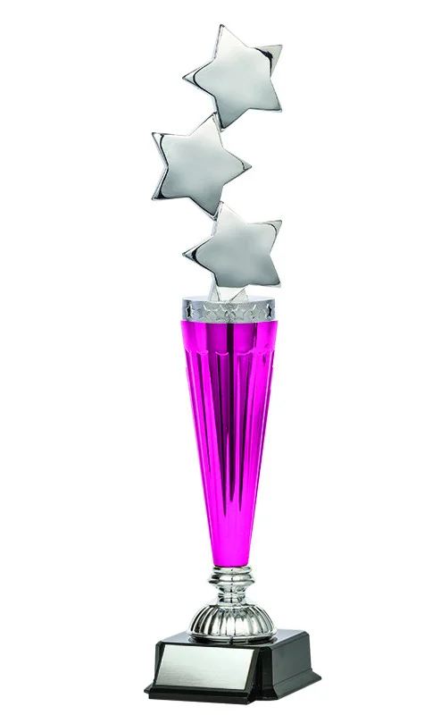Astral Figure Skating Award Pink/Silver- 3 Sizes (Includes Engraving)