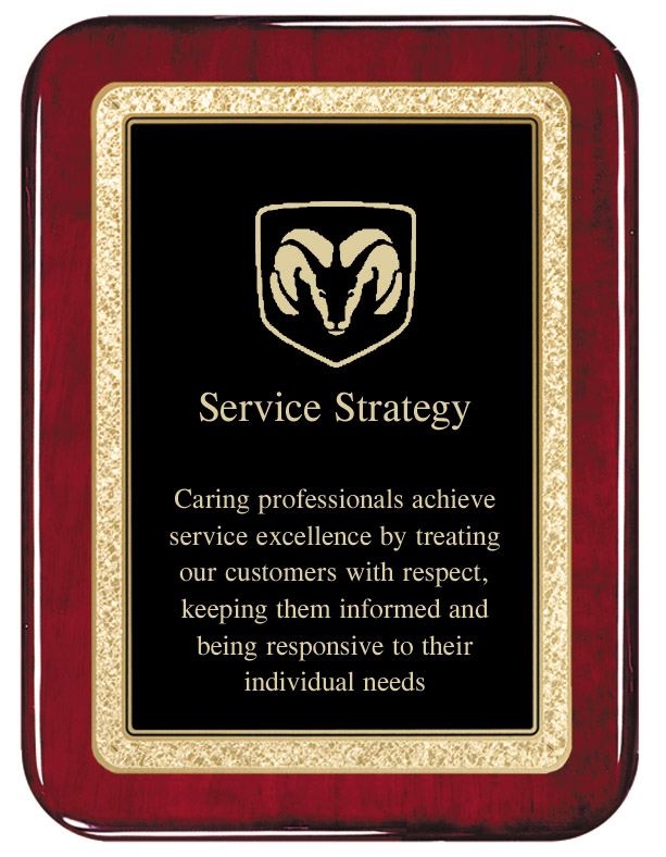 The Richmond Plaque Black Brass Plate- 3 Sizes (2 Custom Options)