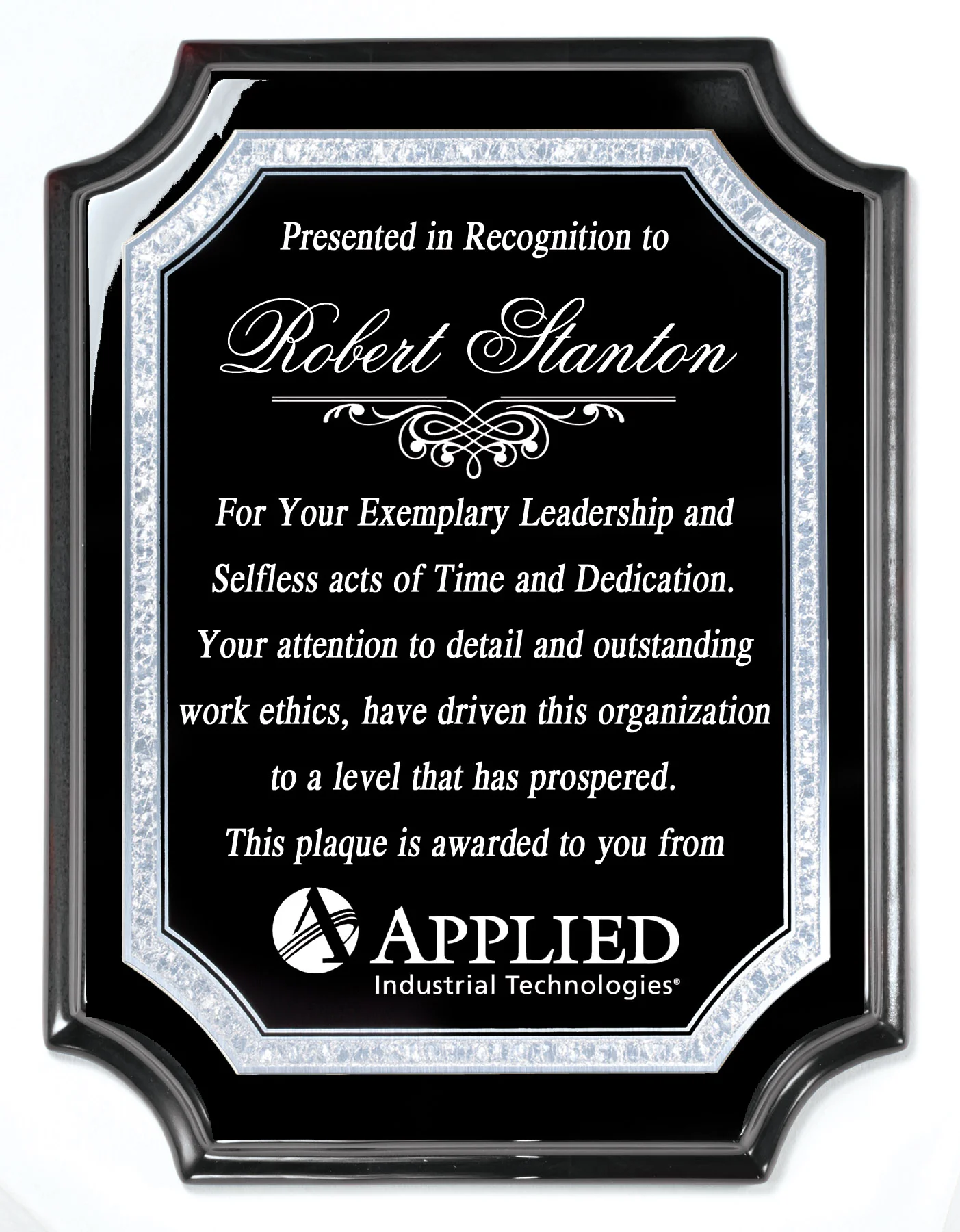 The Carlisle Plaque Black Aluminum Plate- 2 Sizes (2 Custom Options)