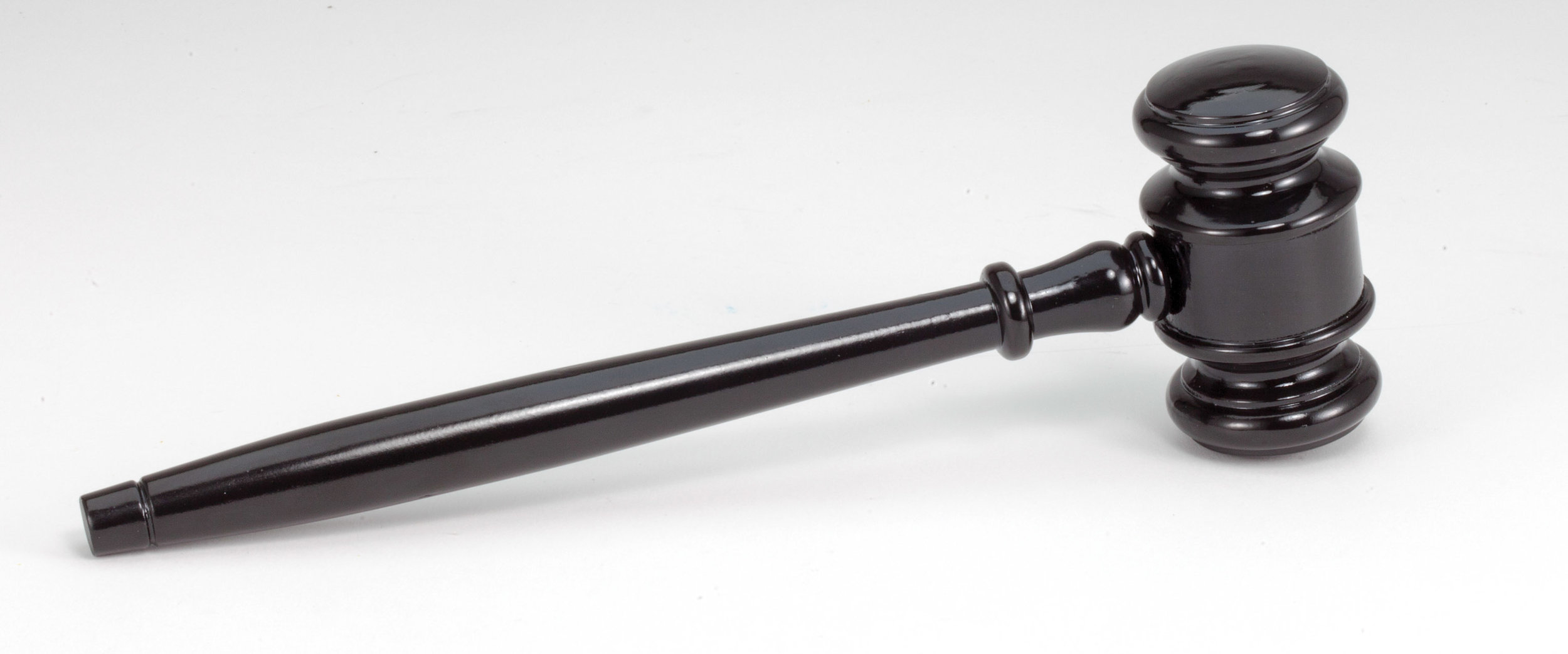 Ebony High Gloss Gavel 10"