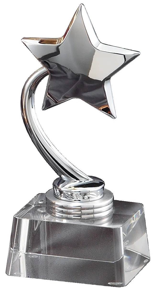 Silver Crystal Star 7.5" (Includes Engraving)