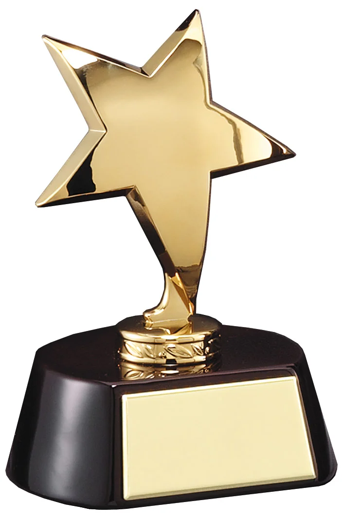 Gold Rosewood Star 5.75" (Includes Engraving)