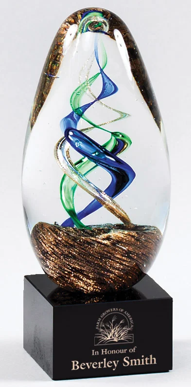 Coppenhagen Glass Award 5.25" (Includes Engraving)