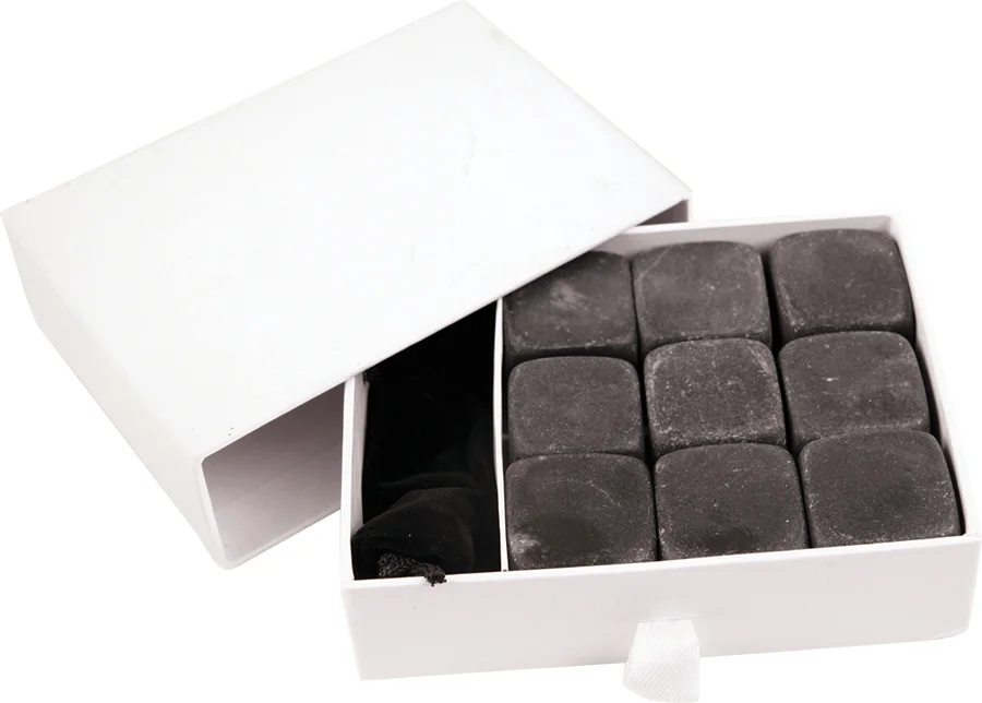 Whiskey Stone Set of 9- 1" Each (Includes Engraving on Cubes)