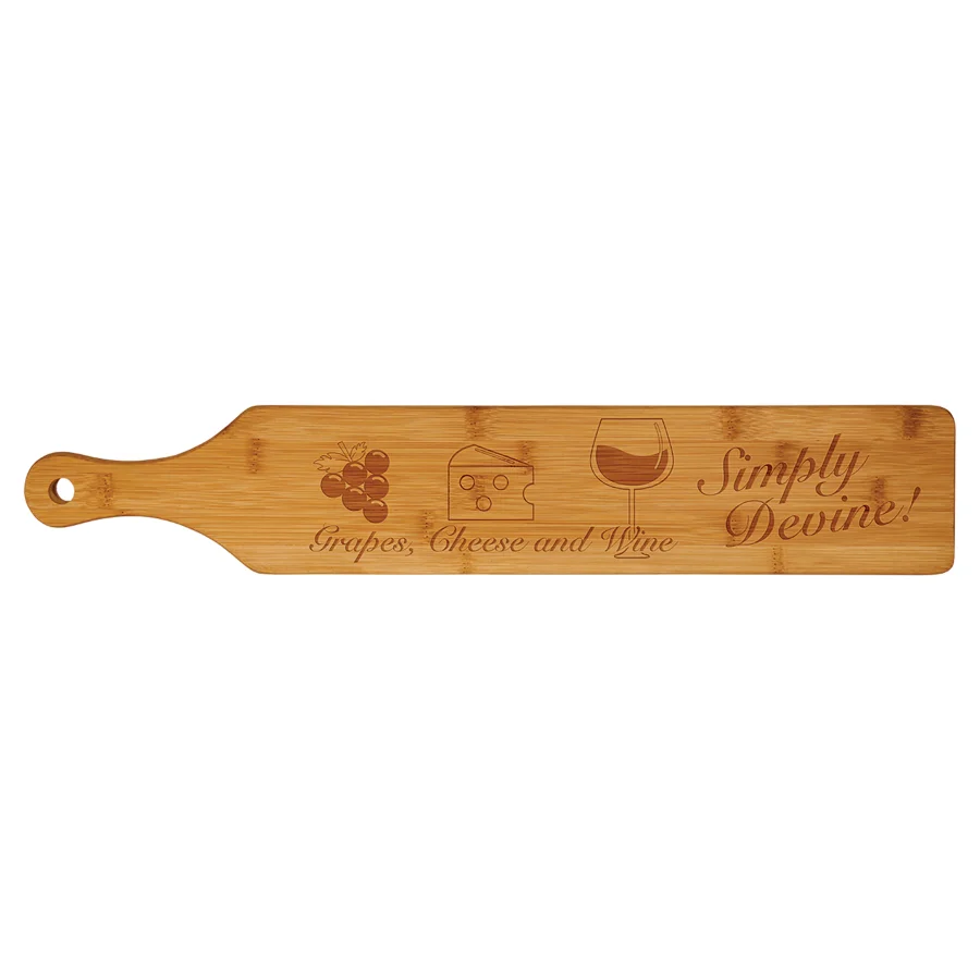 Bamboo Paddle 4"x22" (Includes Engraving)