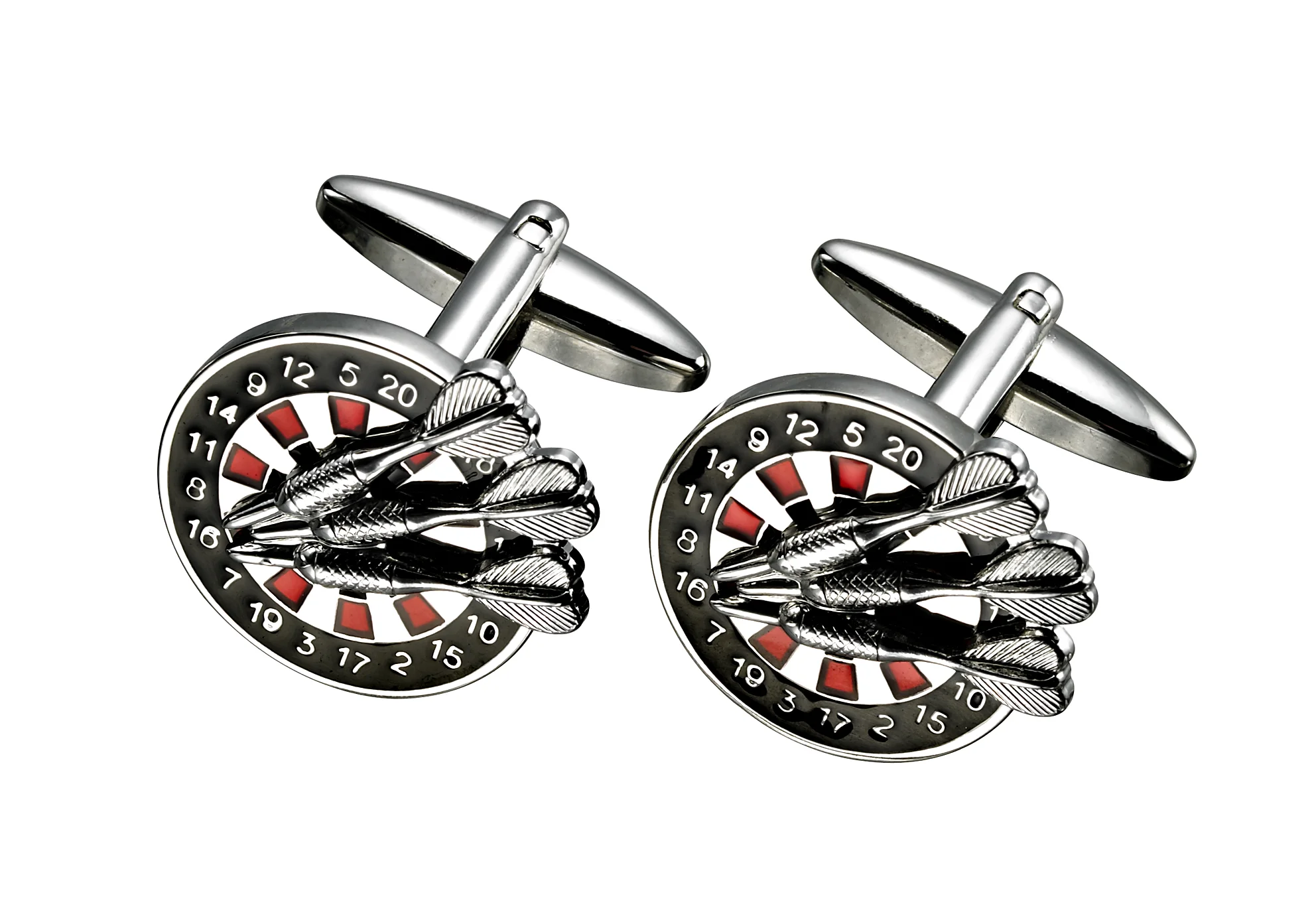 Alpine Darts Board Cufflink Set