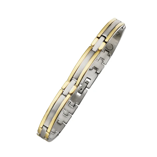 Steel Magnetic Bracelet 8-8.5” long, 8 mm wide