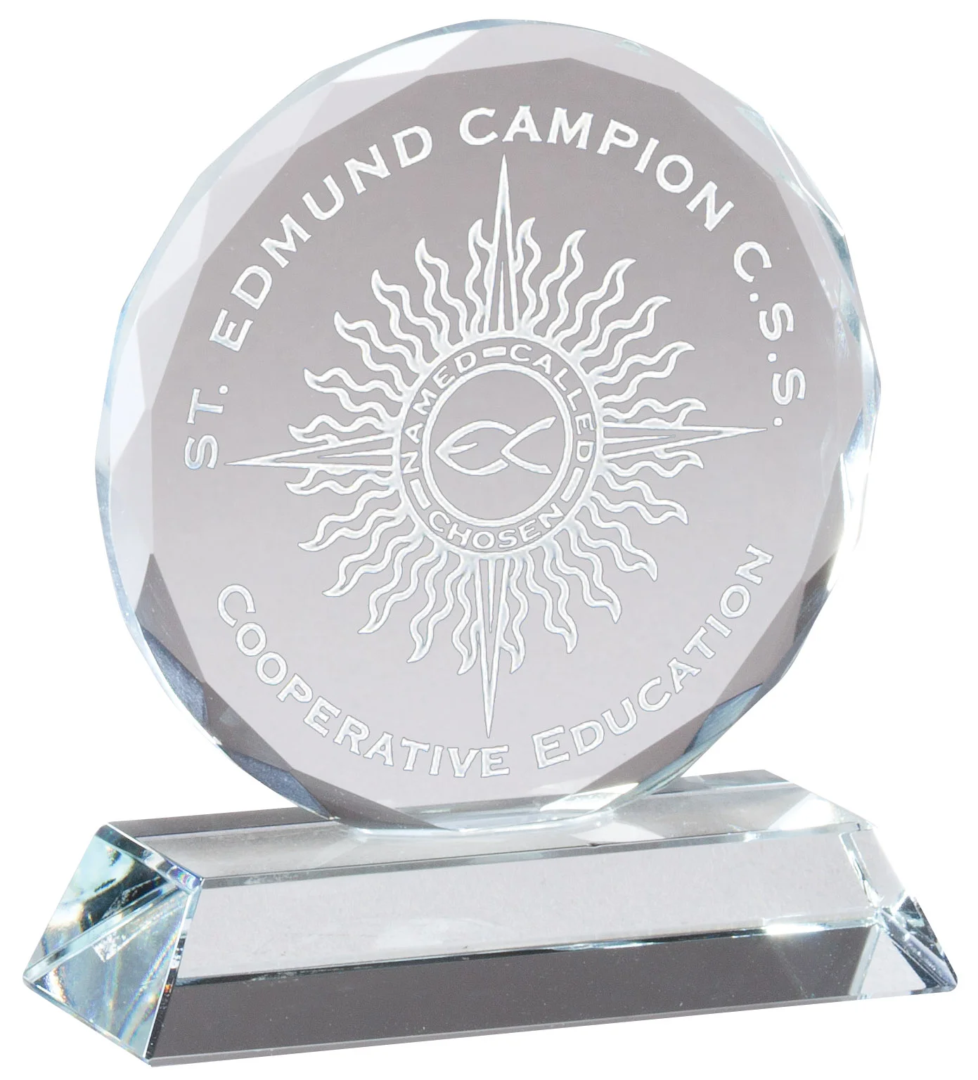 Circle Business Award- 2 Sizes (Engraving Included)