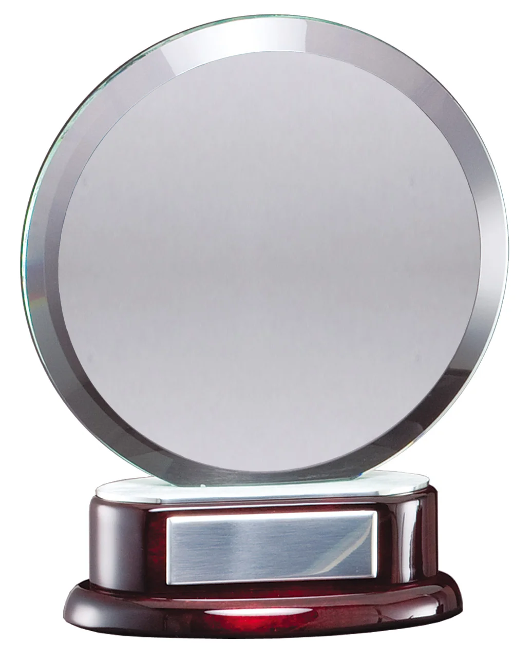 Circle Glass Award- 3 Sizes (Includes Engraving)