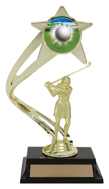Rising Star Golfer 10" (Includes Engraving)