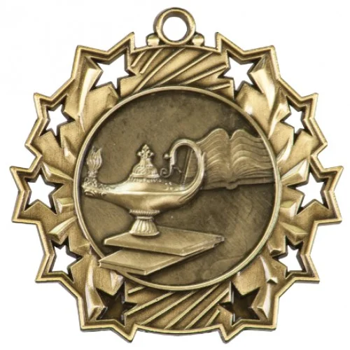 Graduate Ten Star Medal 2.25" (Includes Ribbon)
