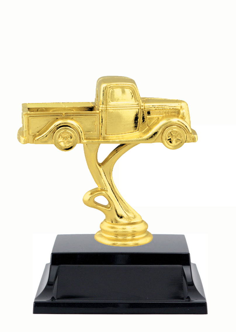 Custom Race Flags Trophy Awards Prime 6 Gold Crossed Flags Racing Trophies 