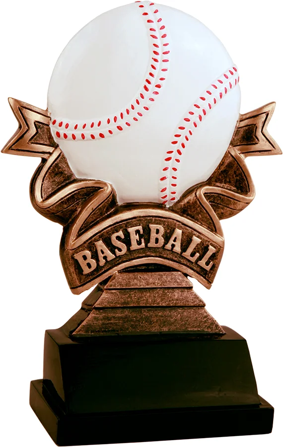 Ribbon Baseball- 2 Sizes (Includes Engraving)