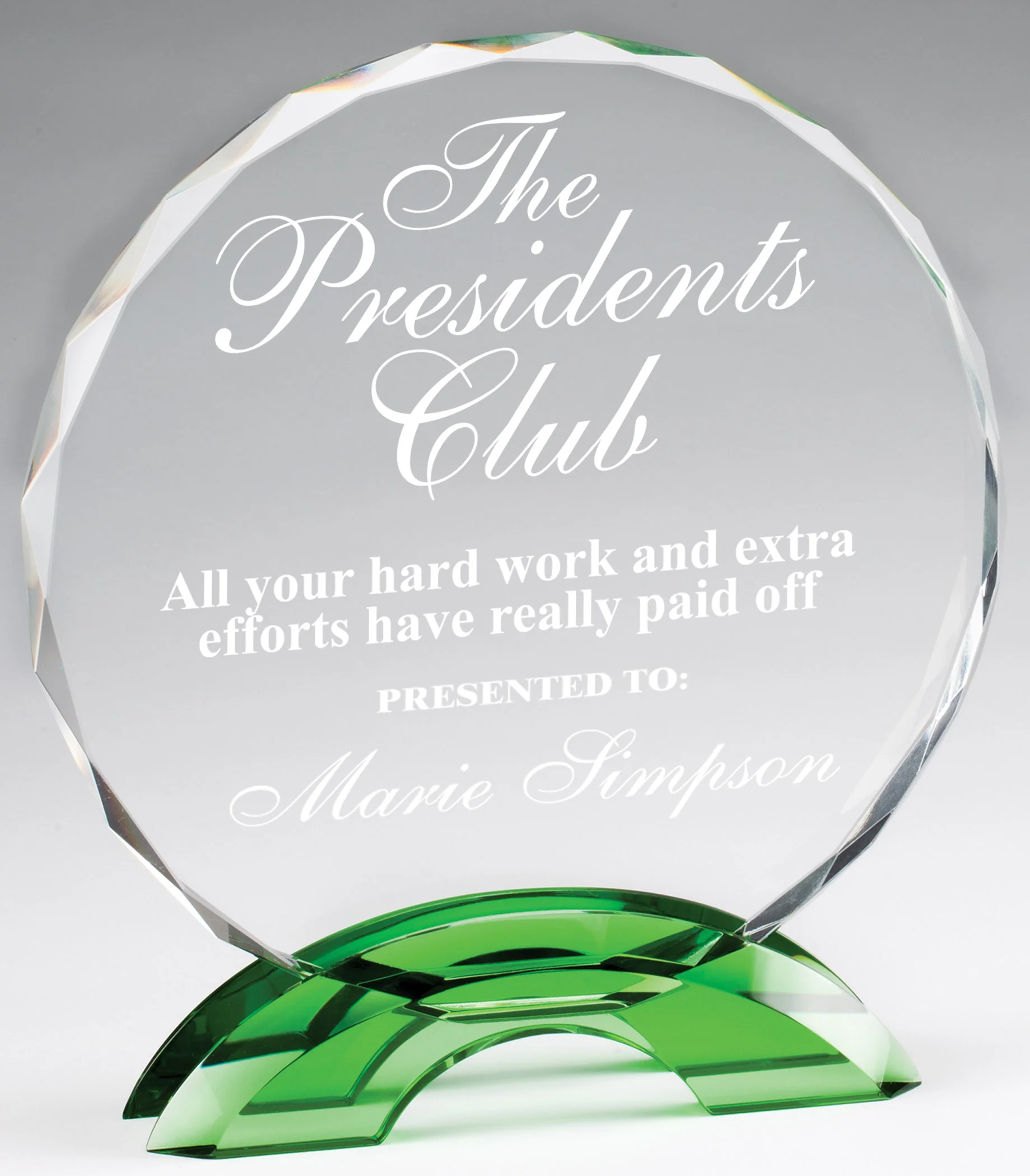 The Surrey Award Green- 3 Sizes (Engraving Included)