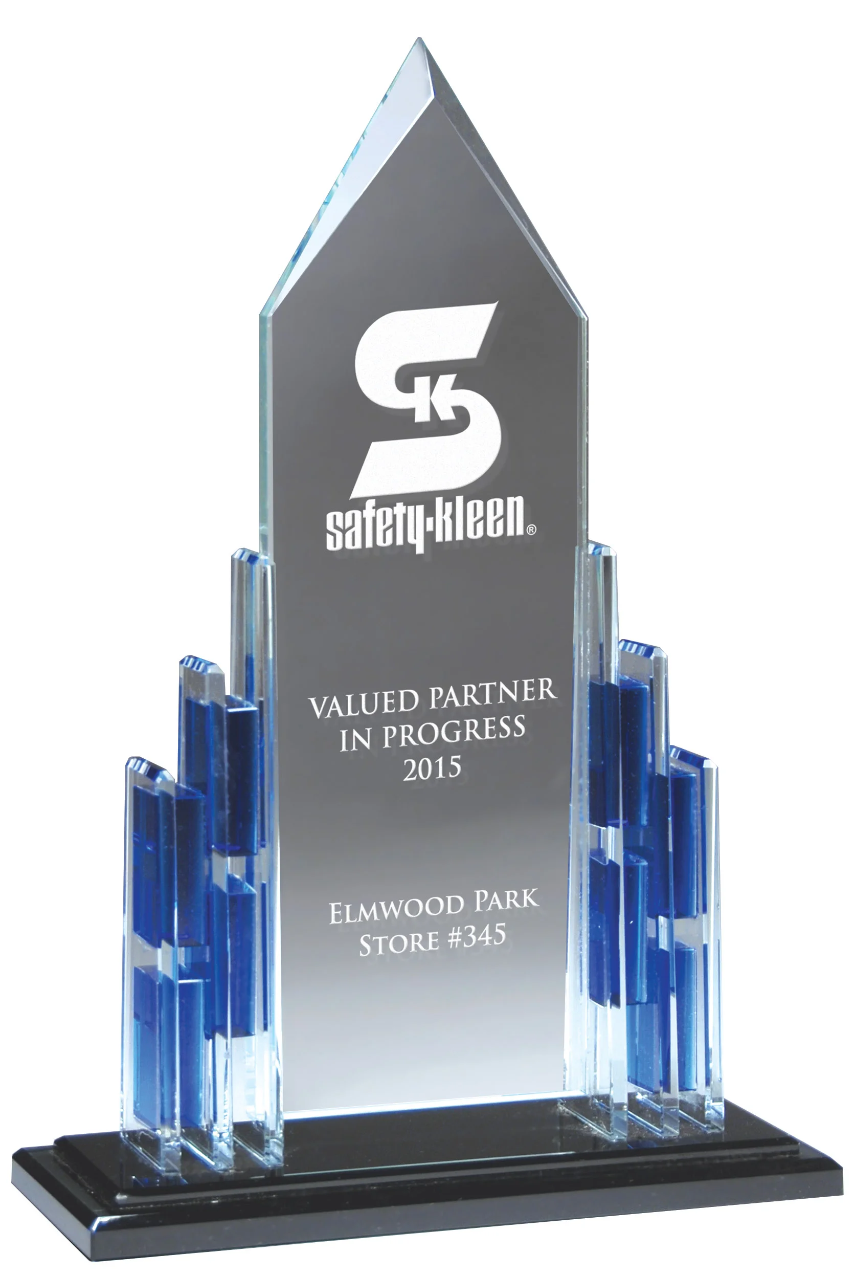The Emperor Award 9"x13.25" Blue (Includes Engraving)